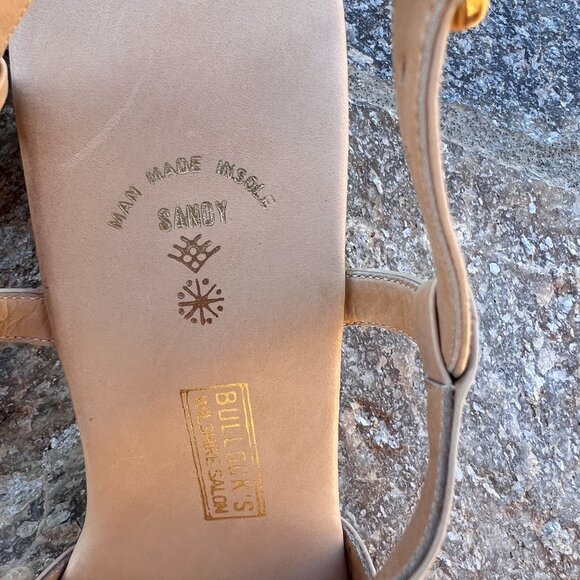 60's NWT Medici Leather Heels - Sandals - Made in Italy - Size 9 - Picture 6 of 10